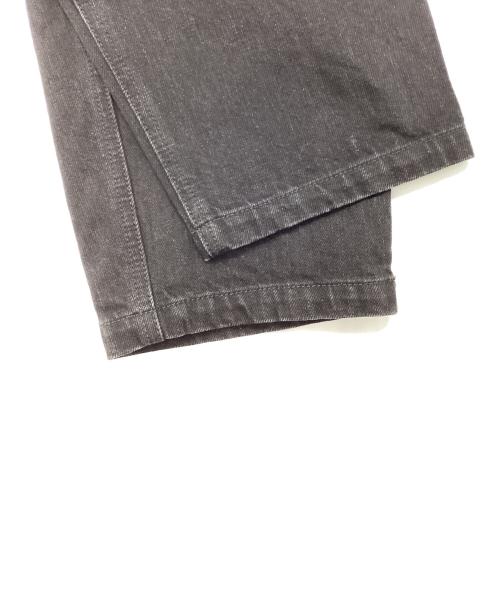 BLACK Scandal Yohji Yamamoto（ブラックスキャンダルヨウジヤマモト）BLACK Scandal Yohji Yamamoto (ブラックスキャンダルヨウジヤマモト) ノータックワークデニム ブラック サイズ:3の古着・服飾アイテム