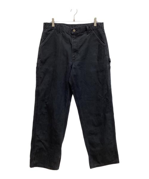CarHartt（カーハート）CarHartt (カーハート) WASHED DUCK WORK DUNGAREE PANT ブラック サイズ:36×32の古着・服飾アイテム