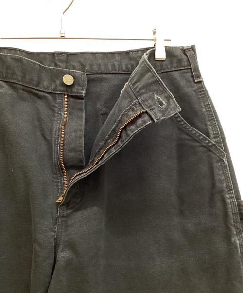 CarHartt（カーハート）CarHartt (カーハート) WASHED DUCK WORK DUNGAREE PANT ブラック サイズ:36×32の古着・服飾アイテム