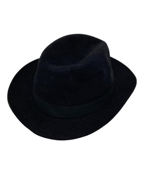 BORSALINO（ボルサリーノ）BORSALINO (ボルサリーノ) ALESSANDRIA フェルトハット ブラックの古着・服飾アイテム