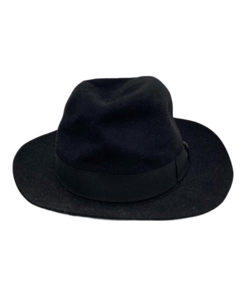 BORSALINO（ボルサリーノ）BORSALINO (ボルサリーノ) ALESSANDRIA フェルトハット ブラックの古着・服飾アイテム