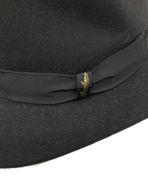 BORSALINO（ボルサリーノ）BORSALINO (ボルサリーノ) ALESSANDRIA フェルトハット ブラックの古着・服飾アイテム