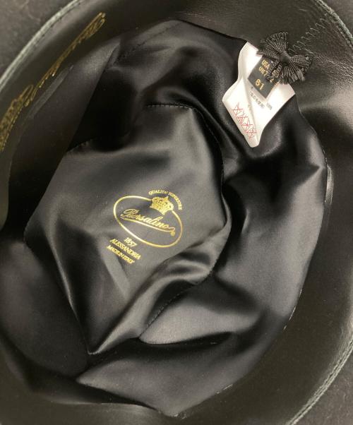 BORSALINO（ボルサリーノ）BORSALINO (ボルサリーノ) ALESSANDRIA フェルトハット ブラックの古着・服飾アイテム
