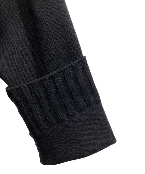 JULYNINE（ジュライナイン）JULYNINE (ジュライナイン) クルーネック セーター ブラック サイズ:FREEの古着・服飾アイテム