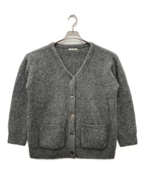 JULY NINE（ジュライナイン）JULY NINE (ジュライナイン) モヘアニットカーディガン グレー サイズ:FREEの古着・服飾アイテム