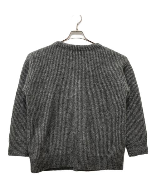 JULY NINE（ジュライナイン）JULY NINE (ジュライナイン) モヘアニットカーディガン グレー サイズ:FREEの古着・服飾アイテム