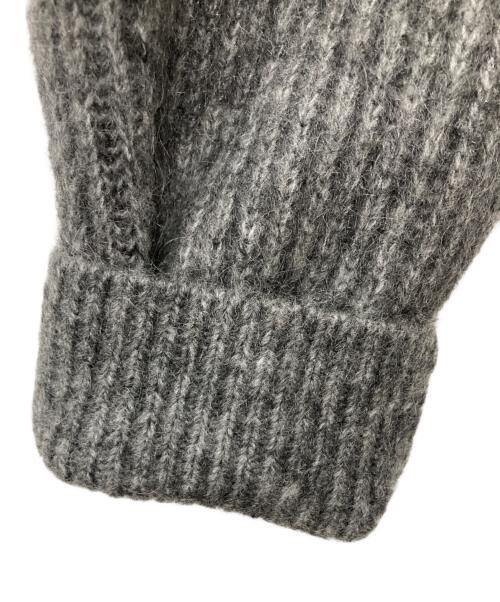 JULY NINE（ジュライナイン）JULY NINE (ジュライナイン) モヘアニットカーディガン グレー サイズ:FREEの古着・服飾アイテム