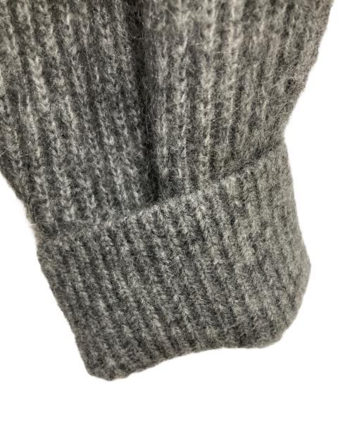 JULY NINE（ジュライナイン）JULY NINE (ジュライナイン) モヘアニットカーディガン グレー サイズ:FREEの古着・服飾アイテム