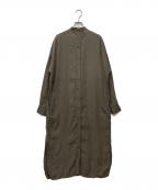 DEUXIEME CLASSEドゥーズィエム クラス）の古着「Linen ワンピース」｜オリーブ