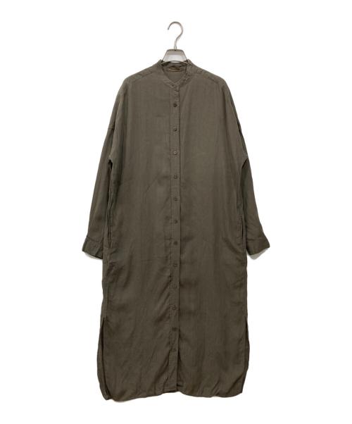 DEUXIEME CLASSE（ドゥーズィエム クラス）DEUXIEME CLASSE (ドゥーズィエム クラス) Linen ワンピース オリーブ サイズ:Freeの古着・服飾アイテム