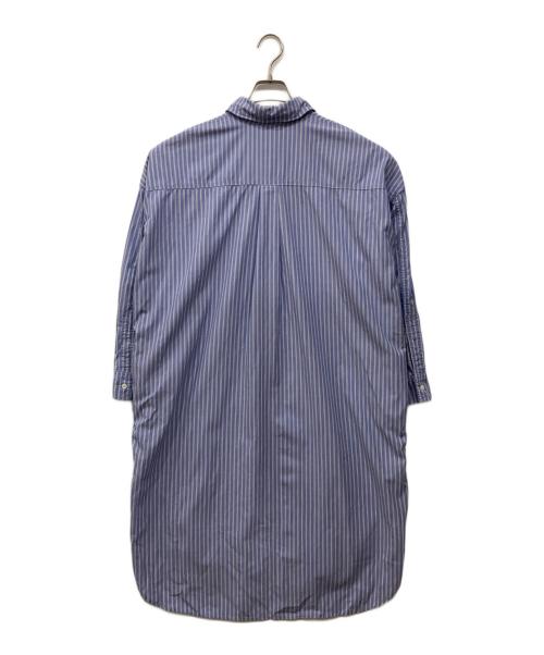 REMI RELIEF（レミレリーフ）REMI RELIEF (レミレリーフ) ストライプシャツワンピース ブルー サイズ:Freeの古着・服飾アイテム
