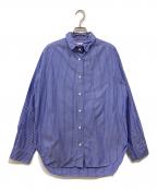 EVERYDAY I LIKE.エヴリデイ アイ ライク）の古着「BASIC WASH SHIRT」｜ブルー