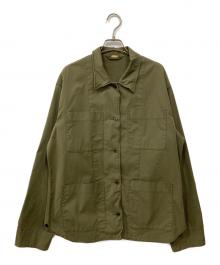 MUSE de Deuxieme Classe（ミューズ ドゥーズィエム クラス）の古着「military シャツジャケット」｜オリーブ