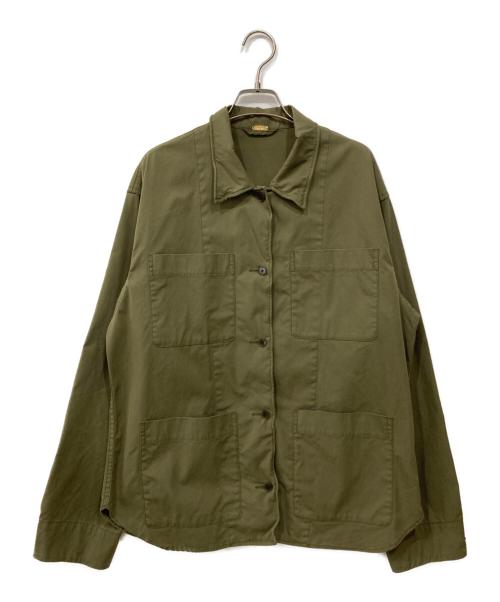 MUSE de Deuxieme Classe（ミューズ ドゥーズィエム クラス）MUSE de Deuxieme Classe (ミューズ ドゥーズィエム クラス) military シャツジャケット オリーブ サイズ:Freeの古着・服飾アイテム