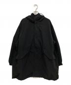 Spick and Spanスピックアンドスパン）の古着「P Ny 撥水スノーカモパーカーコート」｜ブラック