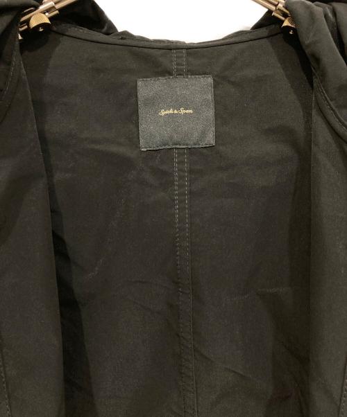 Spick and Span（スピック＆スパン）Spick and Span (スピックアンドスパン) P Ny 撥水スノーカモパーカーコート ブラック サイズ:38 未使用品の古着・服飾アイテム