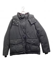 COMME des GARCONS HOMME（コムデギャルソン オム）の古着「綿ナイロンウェザーx綿コーデュロイ ブルゾン」｜ブラック