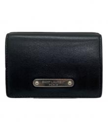 Saint Laurent Paris（サンローランパリ）の古着「3つ折り財布」｜ブラック