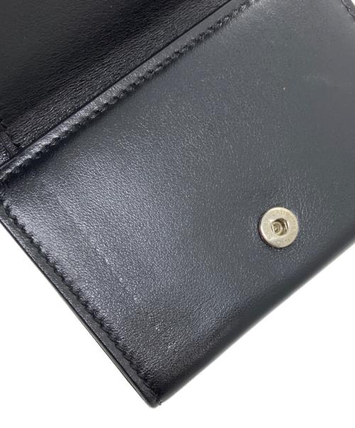 Saint Laurent Paris（サンローランパリ）Saint Laurent Paris (サンローランパリ) 3つ折り財布 ブラックの古着・服飾アイテム