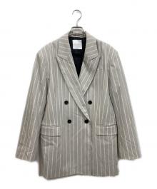 CITYSHOP（シティショップ）の古着「OVER SIZE W ジャケット」｜グレー