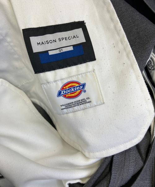 MAISON SPECIAL（メゾンスペシャル）MAISON SPECIAL (メゾンスペシャル) Dickies (ディッキーズ) コラボオーバーオール グレー サイズ:1の古着・服飾アイテム
