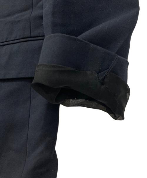 ESTNATION（エストネーション）ESTNATION (エストネーション) コットンダブルブレストパールボタンジャケット ネイビー サイズ:36の古着・服飾アイテム