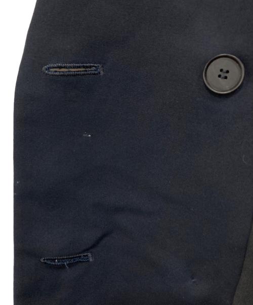 ESTNATION（エストネーション）ESTNATION (エストネーション) コットンダブルブレストパールボタンジャケット ネイビー サイズ:36の古着・服飾アイテム