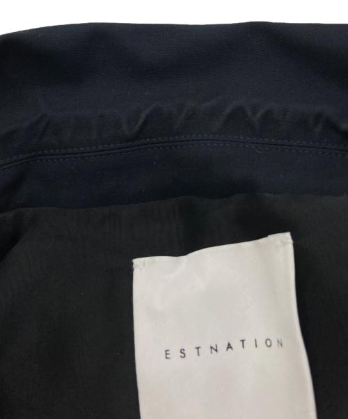 ESTNATION（エストネーション）ESTNATION (エストネーション) コットンダブルブレストパールボタンジャケット ネイビー サイズ:36の古着・服飾アイテム
