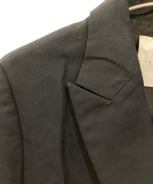 ESTNATION（エストネーション）ESTNATION (エストネーション) コットンダブルブレストパールボタンジャケット ネイビー サイズ:36の古着・服飾アイテム