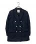 ESTNATION（エストネーション）の古着「コットンダブルブレストパールボタンジャケット」｜ネイビー