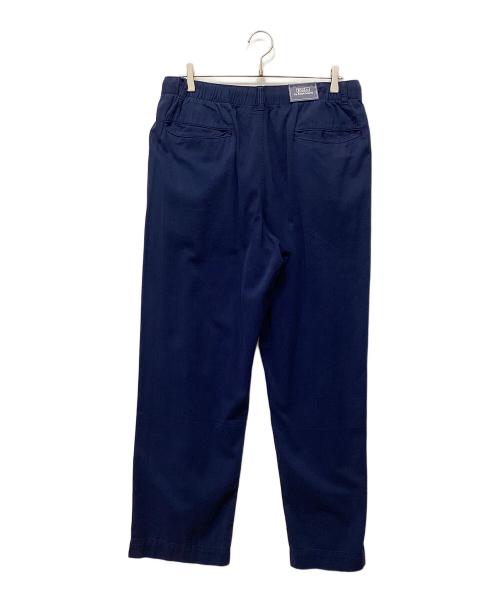 POLO RALPH LAUREN（ポロ・ラルフローレン）POLO RALPH LAUREN (ポロ・ラルフローレン) リラックスド フィット ガーメントダイド ツイル パンツ ネイビー サイズ:M 未使用品の古着・服飾アイテム