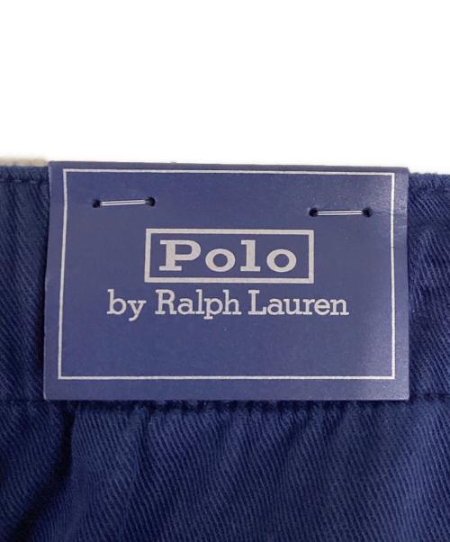 POLO RALPH LAUREN（ポロ・ラルフローレン）POLO RALPH LAUREN (ポロ・ラルフローレン) リラックスド フィット ガーメントダイド ツイル パンツ ネイビー サイズ:M 未使用品の古着・服飾アイテム