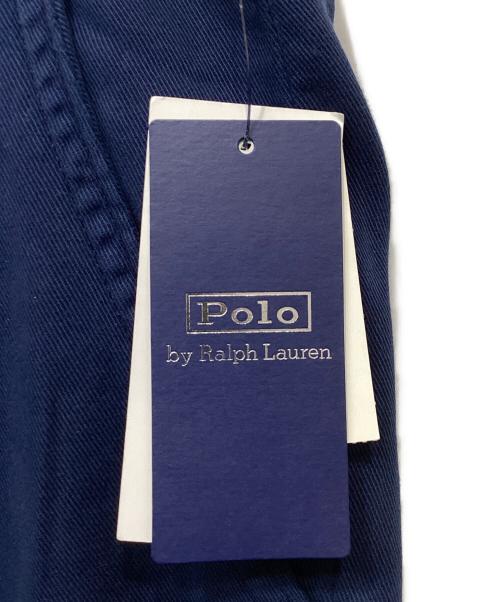 POLO RALPH LAUREN（ポロ・ラルフローレン）POLO RALPH LAUREN (ポロ・ラルフローレン) リラックスド フィット ガーメントダイド ツイル パンツ ネイビー サイズ:M 未使用品の古着・服飾アイテム