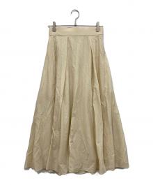HAVEL studio（ハーヴェル スタジオ）の古着「N/C BACK FLARE スカート」｜ベージュ