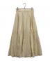 HAVEL studio（ハーヴェル スタジオ）の古着「N/C BACK FLARE スカート」｜ベージュ