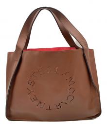 STELLA McCARTNEY（ステラマッカートニー）の古着「パンチングロゴトートバッグ」｜ブラウン