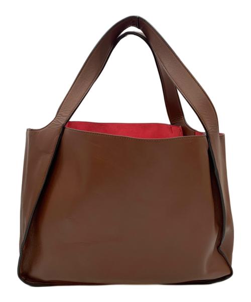STELLA McCARTNEY（ステラマッカートニー）STELLA McCARTNEY (ステラマッカートニー) パンチングロゴトートバッグ ブラウンの古着・服飾アイテム