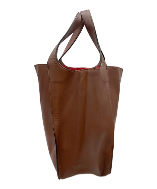 STELLA McCARTNEY（ステラマッカートニー）STELLA McCARTNEY (ステラマッカートニー) パンチングロゴトートバッグ ブラウンの古着・服飾アイテム