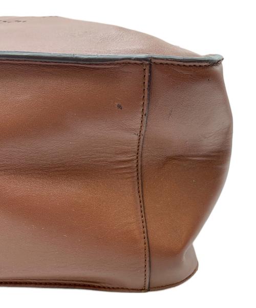 STELLA McCARTNEY（ステラマッカートニー）STELLA McCARTNEY (ステラマッカートニー) パンチングロゴトートバッグ ブラウンの古着・服飾アイテム