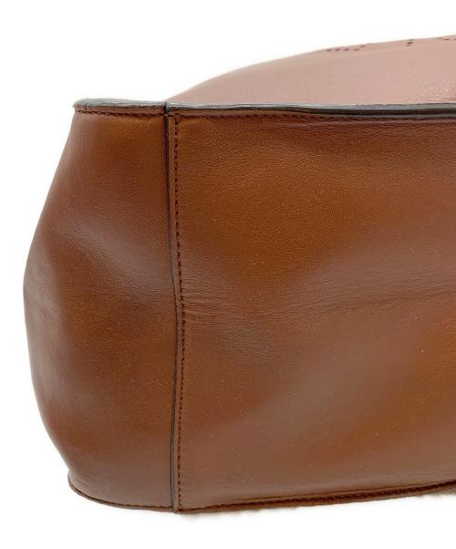 STELLA McCARTNEY（ステラマッカートニー）STELLA McCARTNEY (ステラマッカートニー) パンチングロゴトートバッグ ブラウンの古着・服飾アイテム