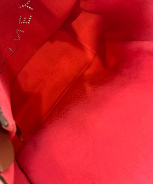 STELLA McCARTNEY（ステラマッカートニー）STELLA McCARTNEY (ステラマッカートニー) パンチングロゴトートバッグ ブラウンの古着・服飾アイテム