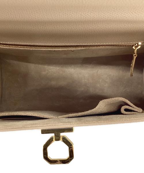 CARBOTTI（カルボッティ）CARBOTTI (カルボッティ) ELENA 243 ハンドバッグ 2way 2WAYハンドバッグ ベージュの古着・服飾アイテム