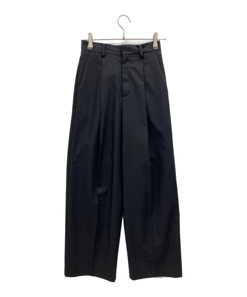 Plage（プラージュ）Plage (プラージュ) R’IAM (リアム) タックワイドパンツ ブラック サイズ:36の古着・服飾アイテム