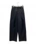 Plage（プラージュ）の古着「タックワイドパンツ」｜ブラック