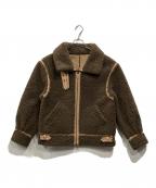 YANUKヤヌーク）の古着「リバーシブルフライトジャケット」｜ブラウン