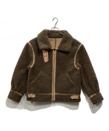 YANUK（ヤヌーク）の古着「リバーシブルフライトジャケット」｜ブラウン