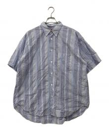 5525gallery（ゴーゴーニーゴーギャラリー）の古着「BD SHORT SLEEVE SHIRT / ボタンダウン ショートスリーブ シャツ」｜ブルー