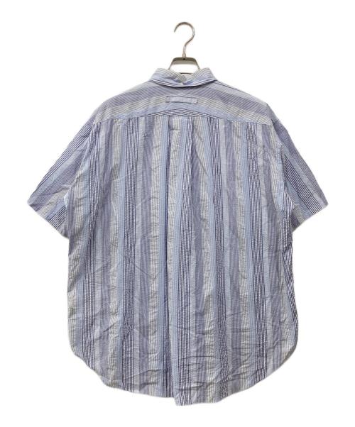 5525gallery（ゴーゴーニーゴーギャラリー）5525gallery (ゴーゴーニーゴーギャラリー) BD SHORT SLEEVE SHIRT / ボタンダウン ショートスリーブ シャツ ブルー サイズ:L/XLの古着・服飾アイテム