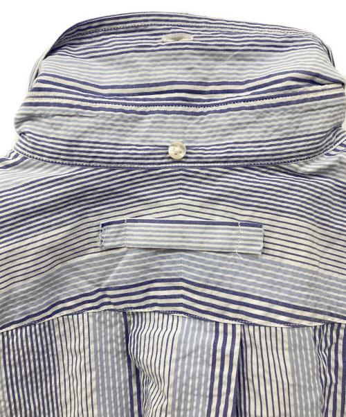 5525gallery（ゴーゴーニーゴーギャラリー）5525gallery (ゴーゴーニーゴーギャラリー) BD SHORT SLEEVE SHIRT / ボタンダウン ショートスリーブ シャツ ブルー サイズ:L/XLの古着・服飾アイテム