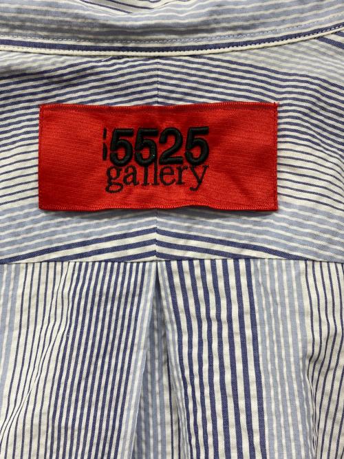 5525gallery（ゴーゴーニーゴーギャラリー）5525gallery (ゴーゴーニーゴーギャラリー) BD SHORT SLEEVE SHIRT / ボタンダウン ショートスリーブ シャツ ブルー サイズ:L/XLの古着・服飾アイテム